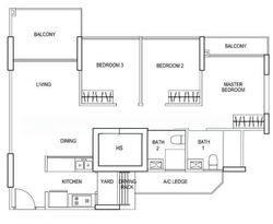 Blk 519C Centrale 8 At Tampines (Tampines), HDB 4 Rooms #523702861